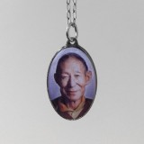 Trijang Rinpoche & Zong Rinpoche Double-sided Pendant